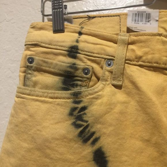 Levi’s 511 Slim Tie Dye Jean Shorts NWT - Picture 4 of 8